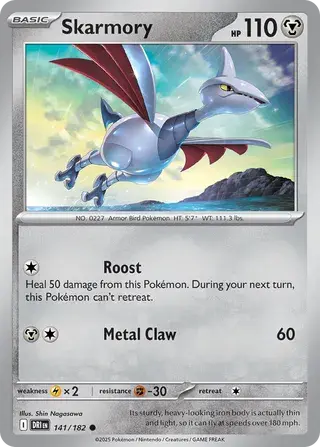 Skarmory 141/182 - Non Holo, SV Destined Rivals
