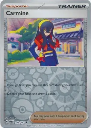Carmine 103/131 - Trainer Reverse Holo, SV Prismatic Evolutions