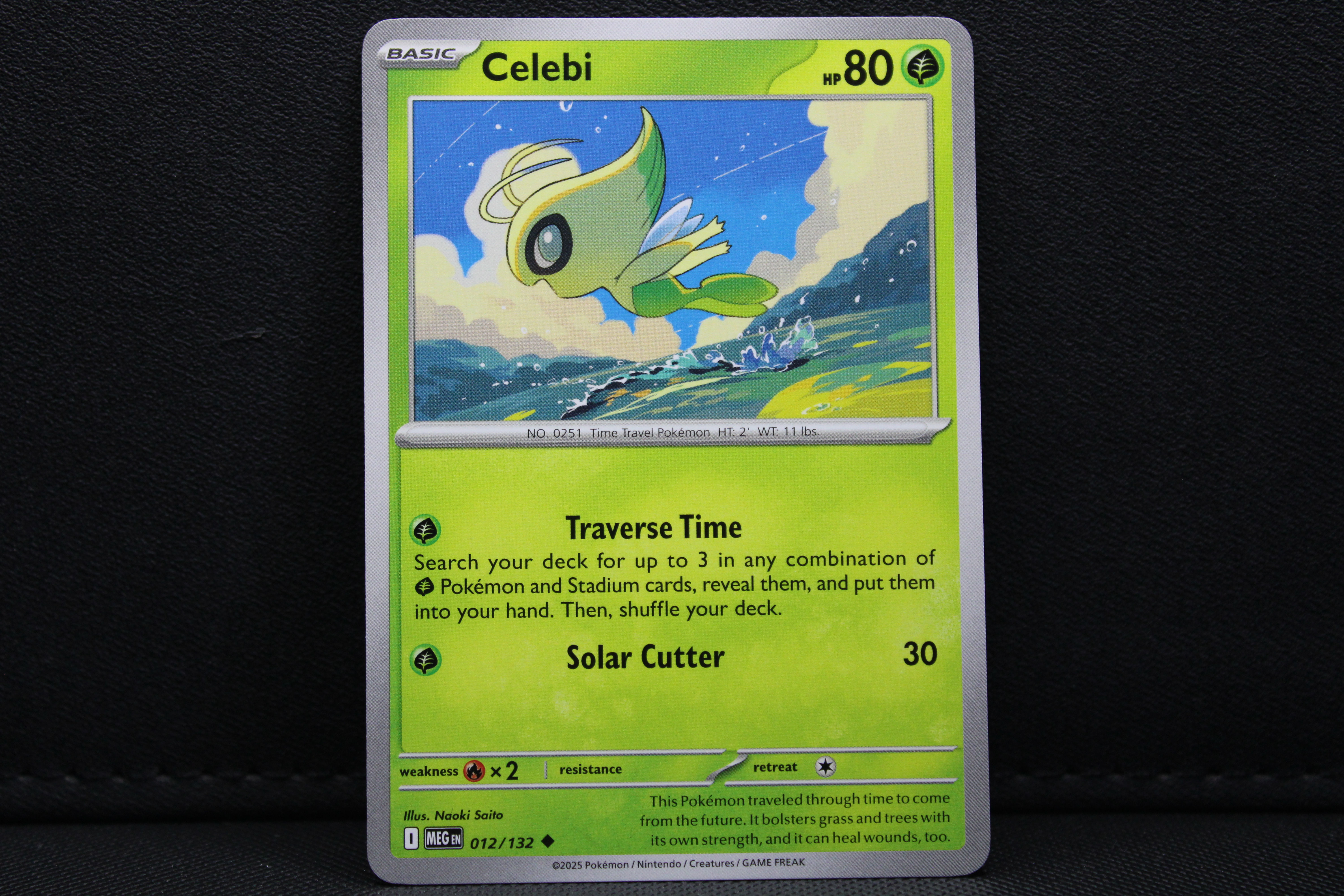 Celebi 012/132 - Non Holo, ME Mega Evolution