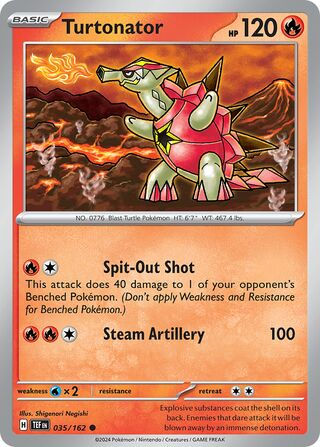 Turtonator 035/162 - Non Holo, SV Temporal Forces