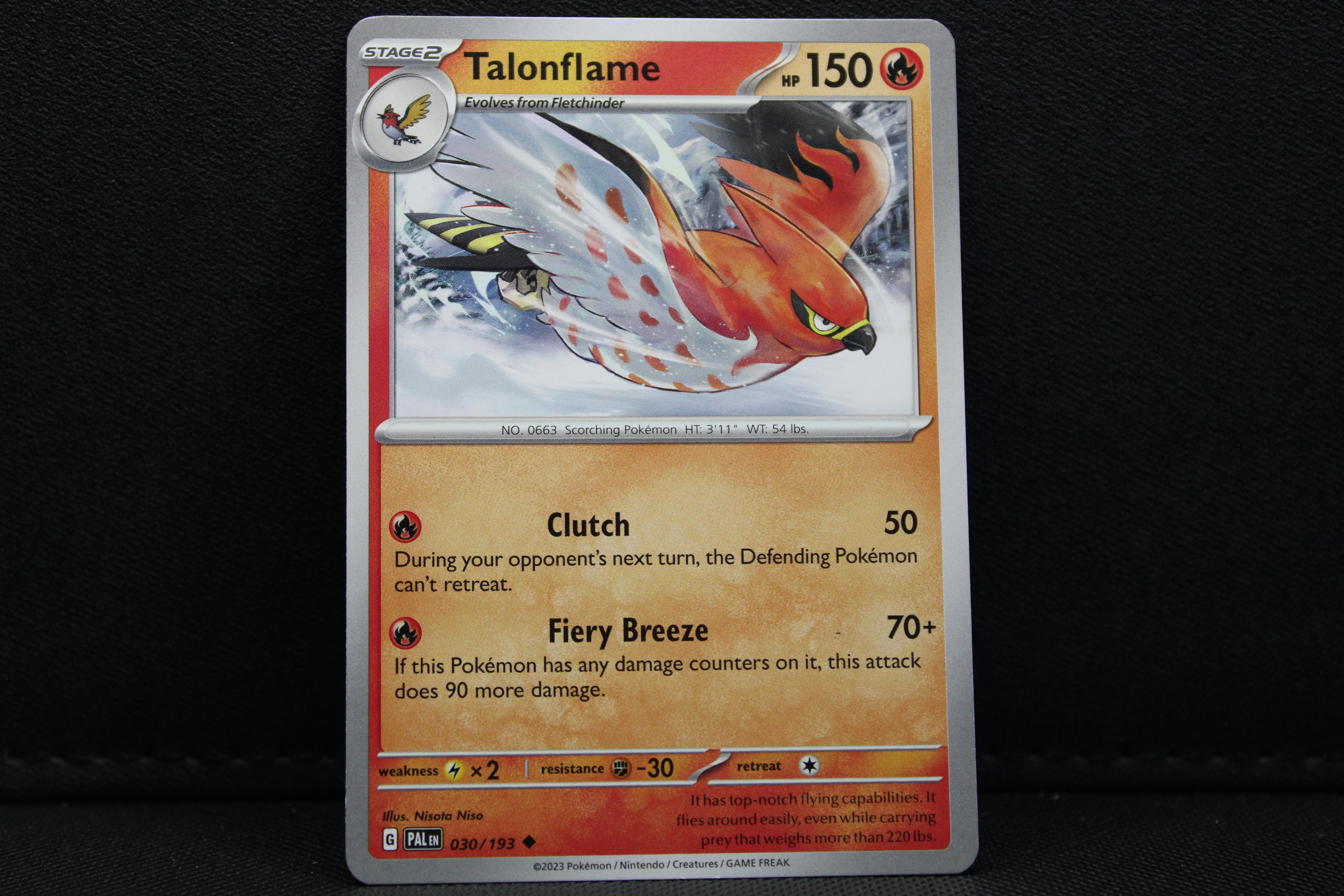 Talonflame 030/193 - Non Holo, SV Paldea Evolved