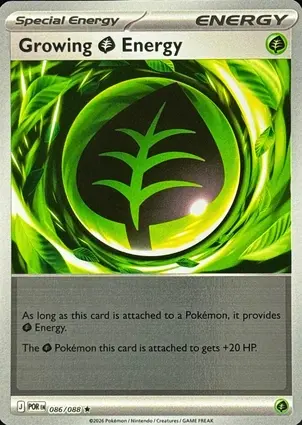 Growing Energy 086/088 - Reverse Holo, ME Perfect Order