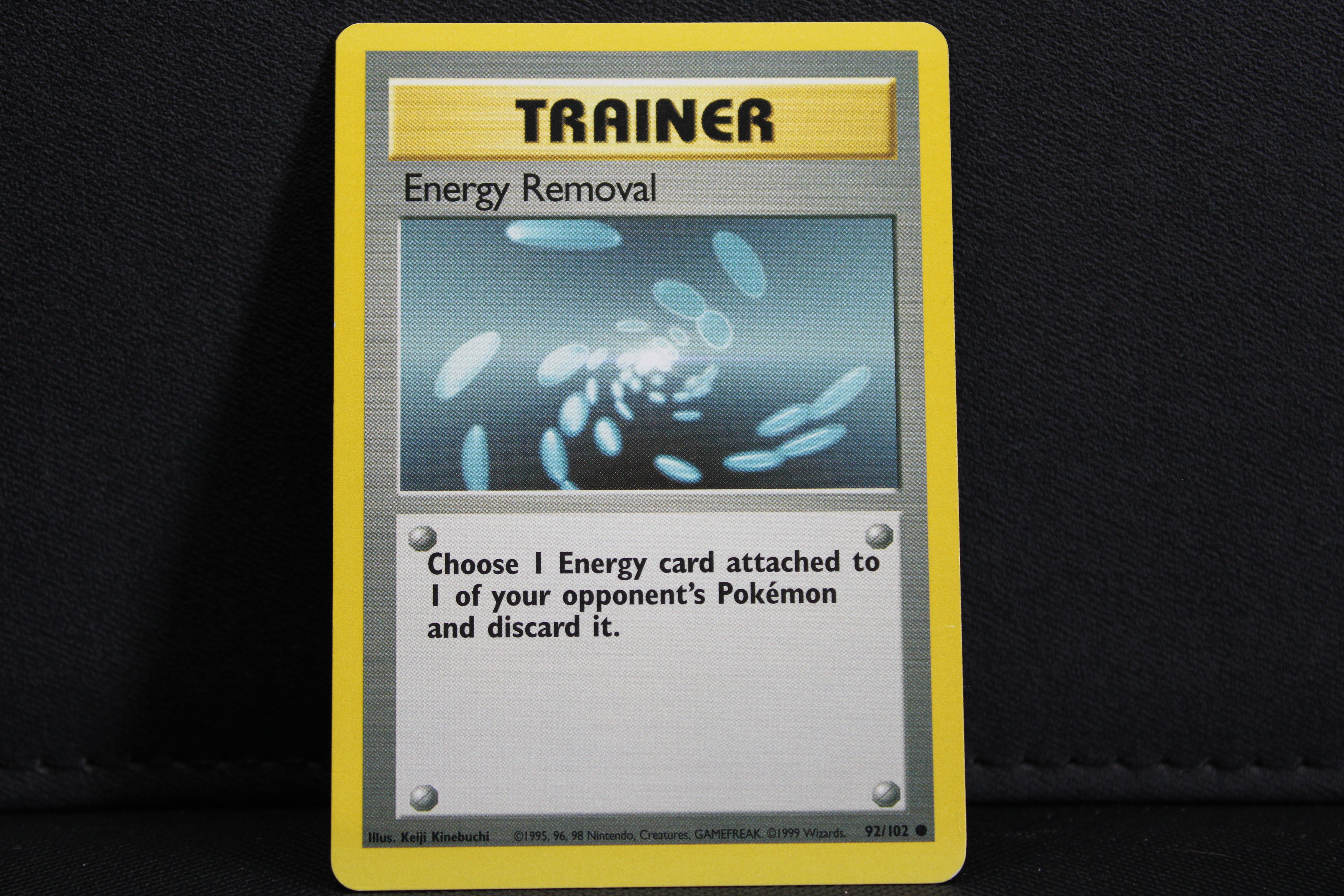 Energy Removal 92/102 - Trainer Non Holo, 1999 Unlimited Base