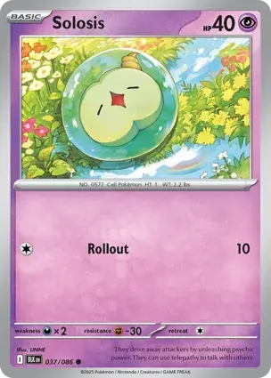 Solosis 037/086 - Non Holo, SV Black Bolt