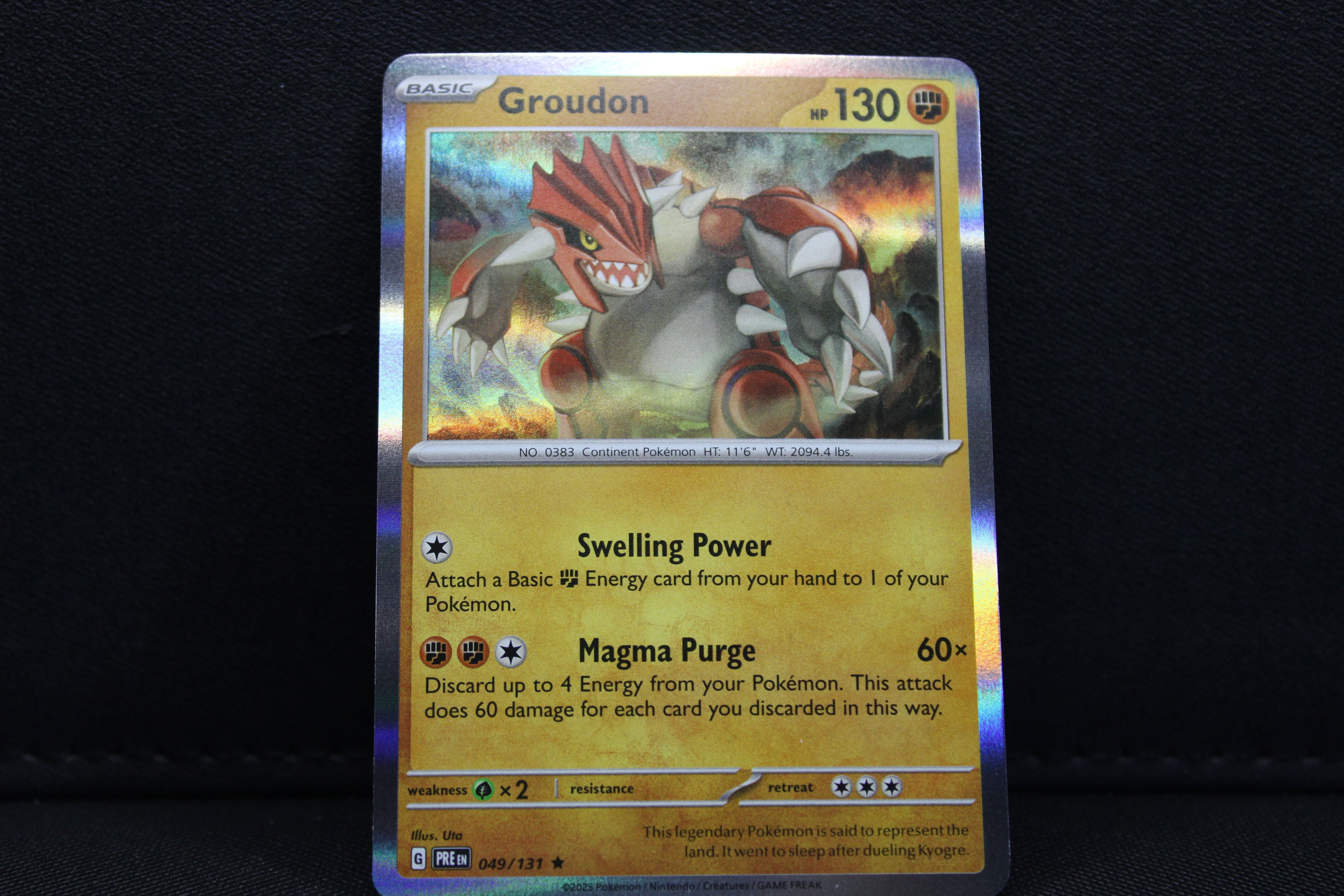 Groudon 049/131 - Holo, SV Prismatic Evolutions