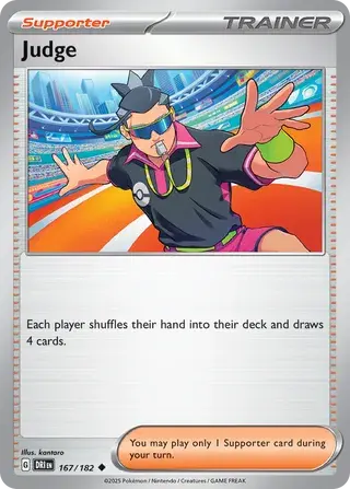 Judge 167/182 - Trainer Non Holo, SV Destined Rivals