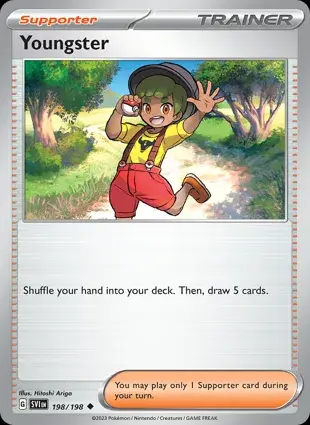 Youngster 198/198 - Non Holo, SV Scarlet & Violet