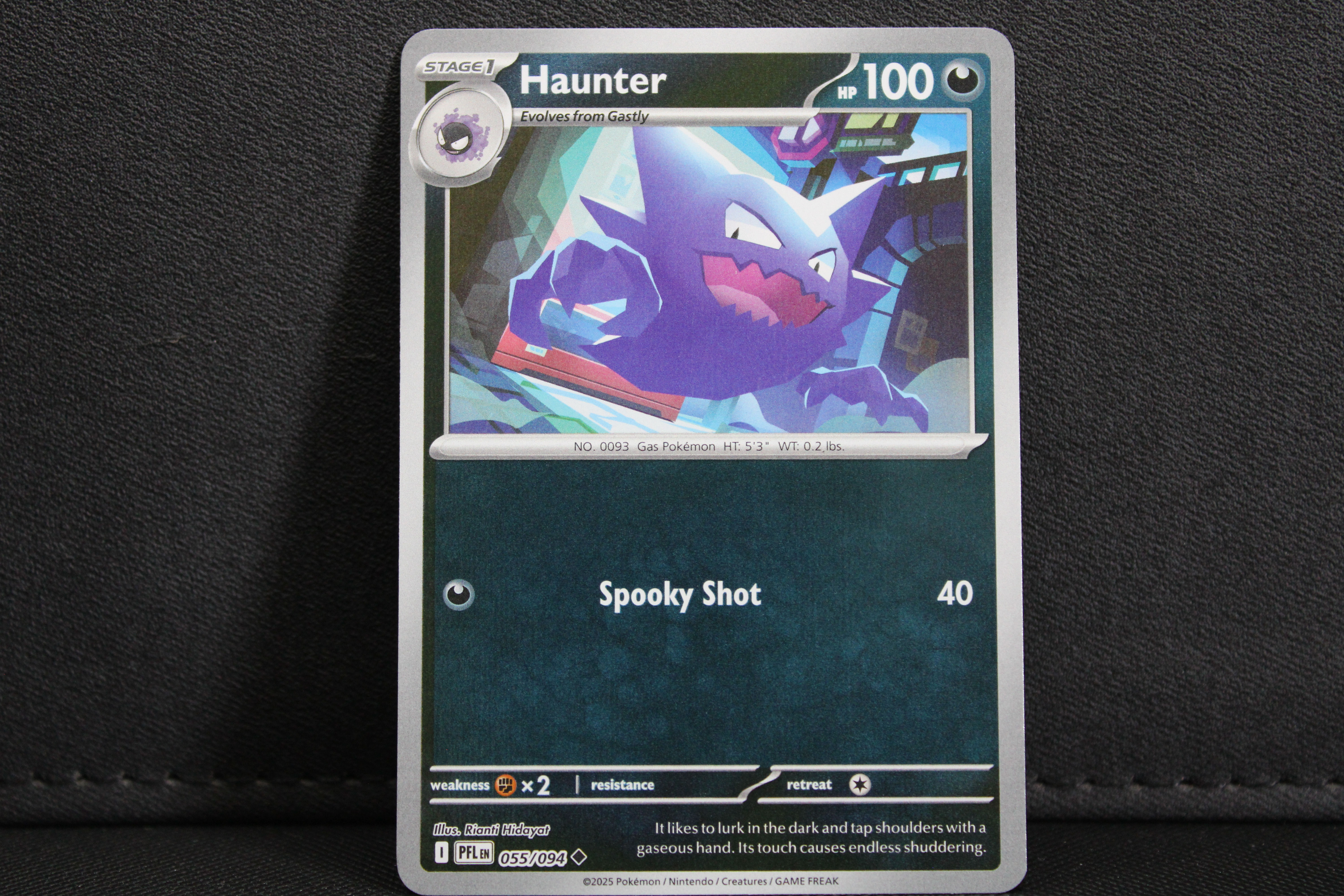 Haunter 055/094 - Reverse Holo, ME Phantasmal Flames