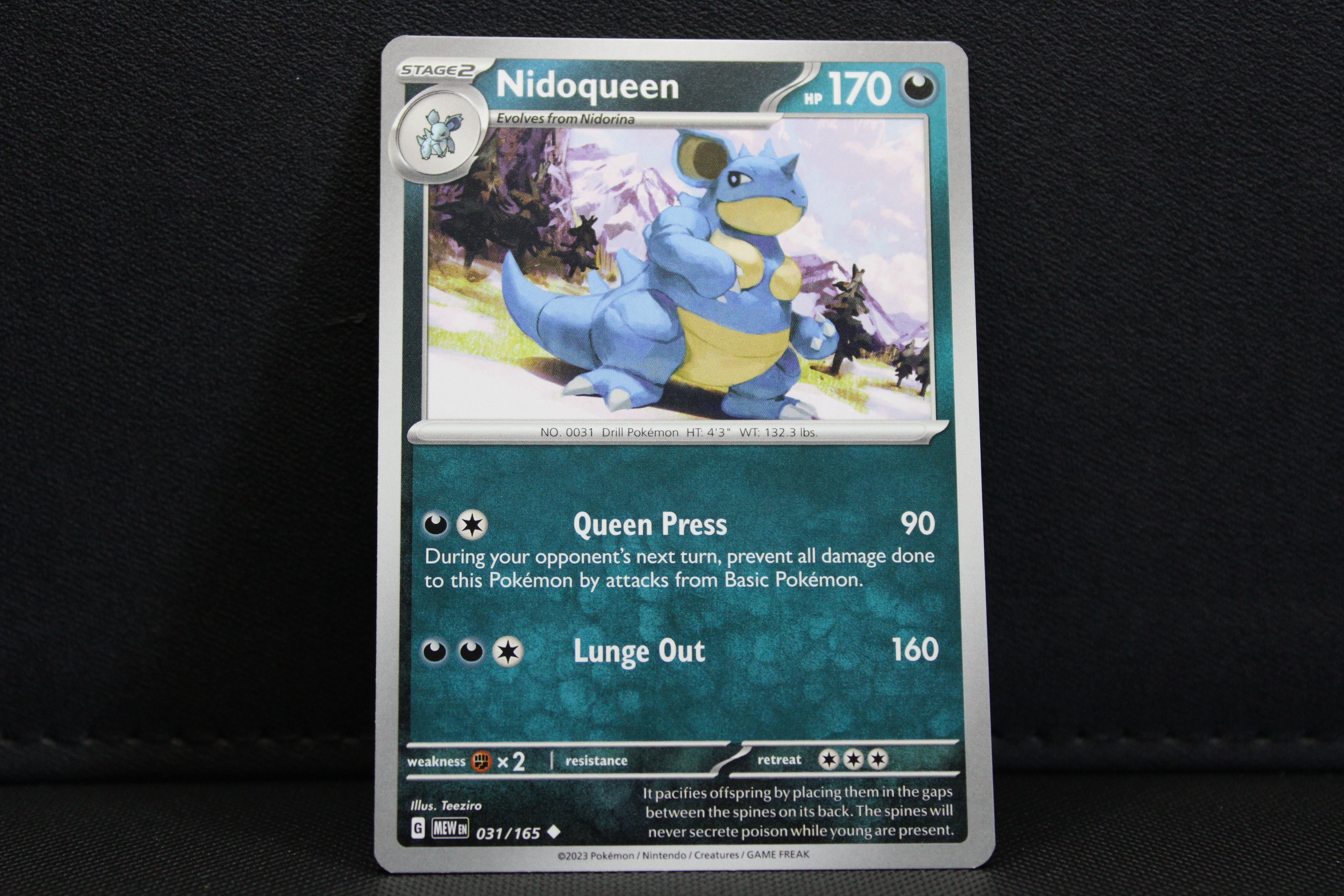 Nidoqueen 031/165 - Non Holo, SV 151