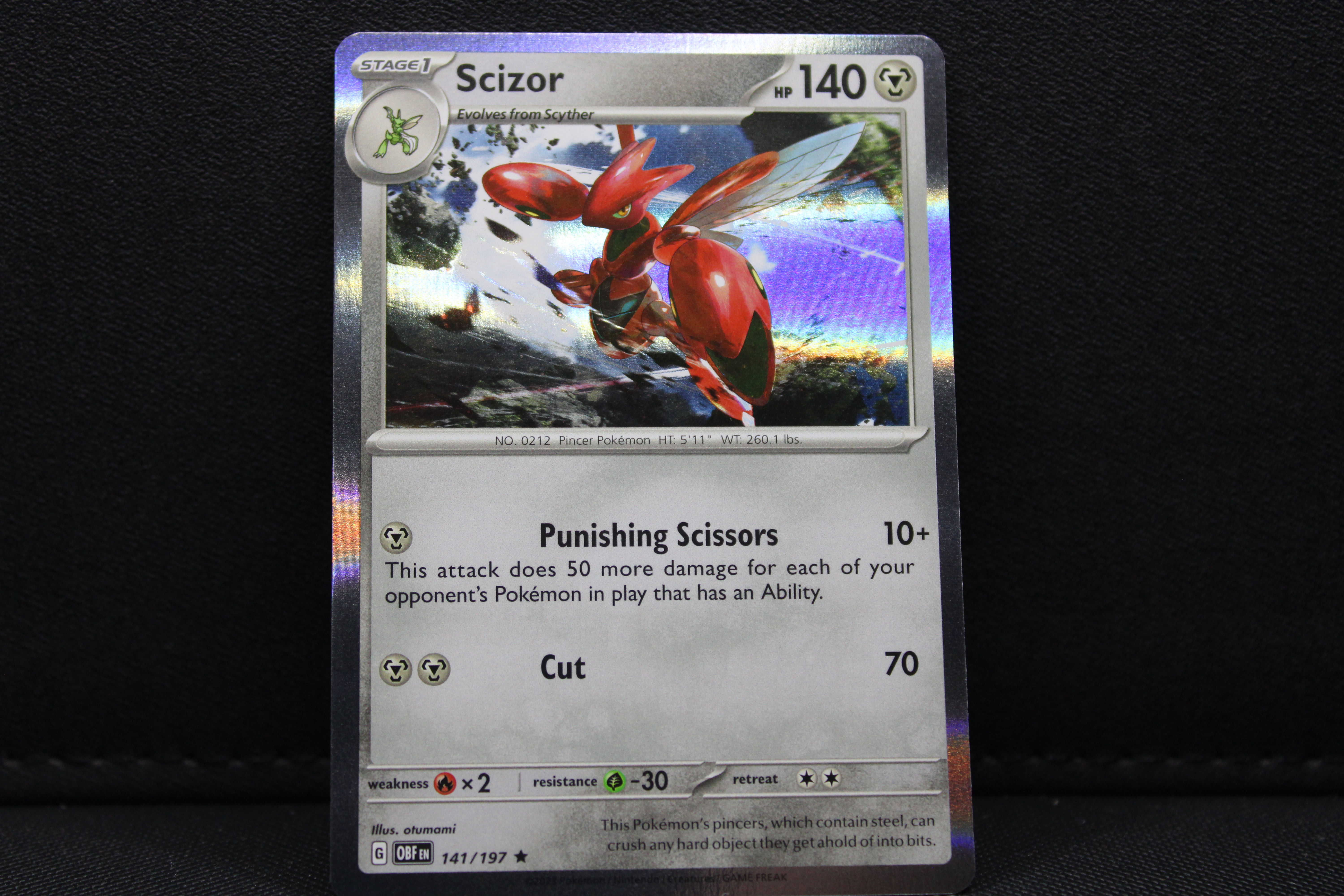 Scizor 141/197 - Holo, SV Obsidian Flames