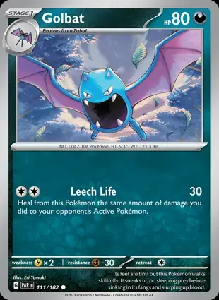 Golbat 111/182 - Non Holo, SV Paradox Rift