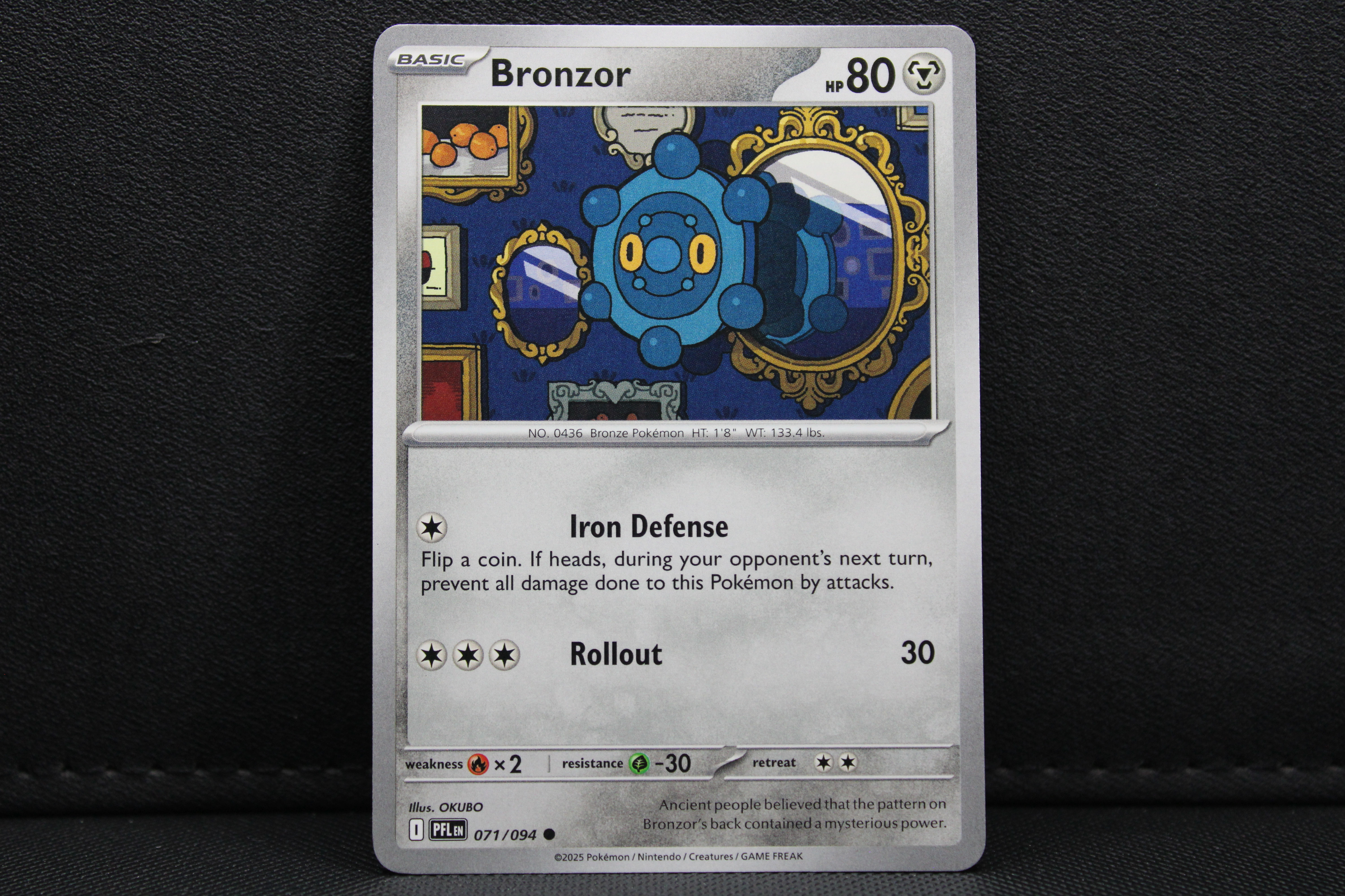 Bronzor 071/094 - Non Holo, ME Phantasmal Flames