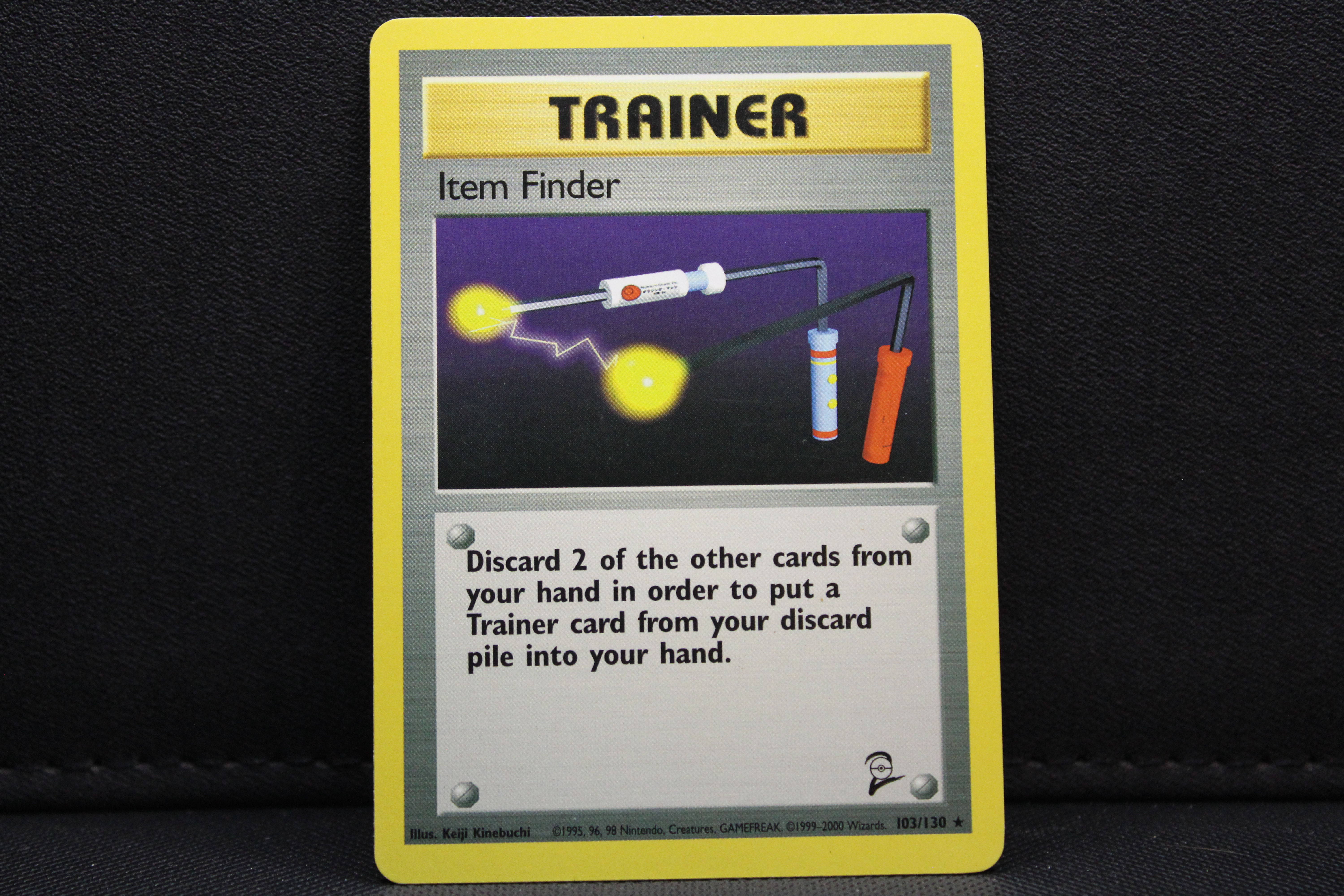 Item Finder 103/130 - Trainer Non Holo, Base Set 2