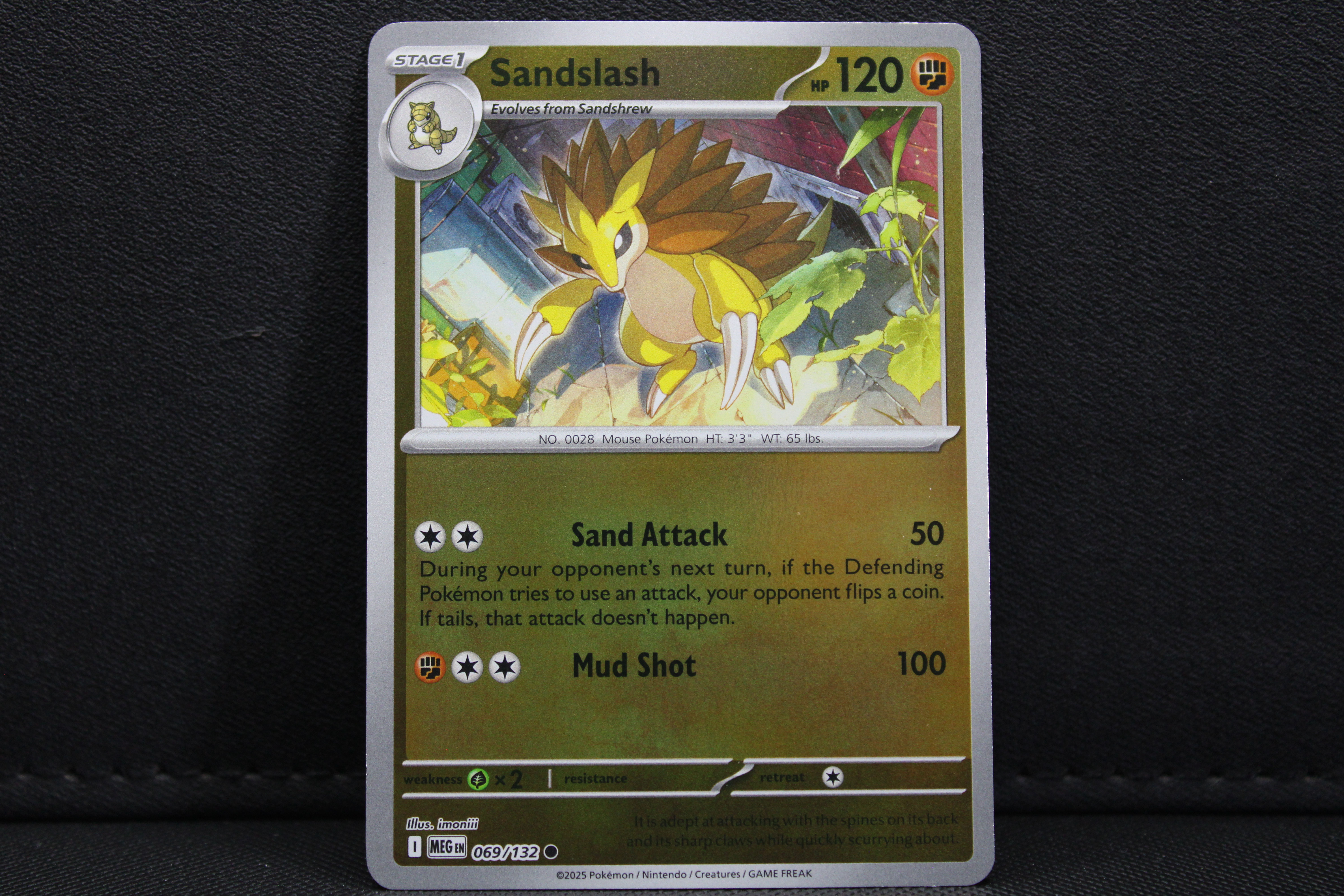 Sandslash 069/132 - Reverse Holo, ME Mega Evolution