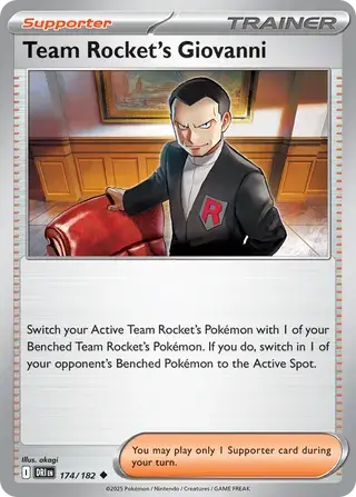Team Rocket's Giovanni 174/182 - Trainer Non Holo, SV Destined Rivals