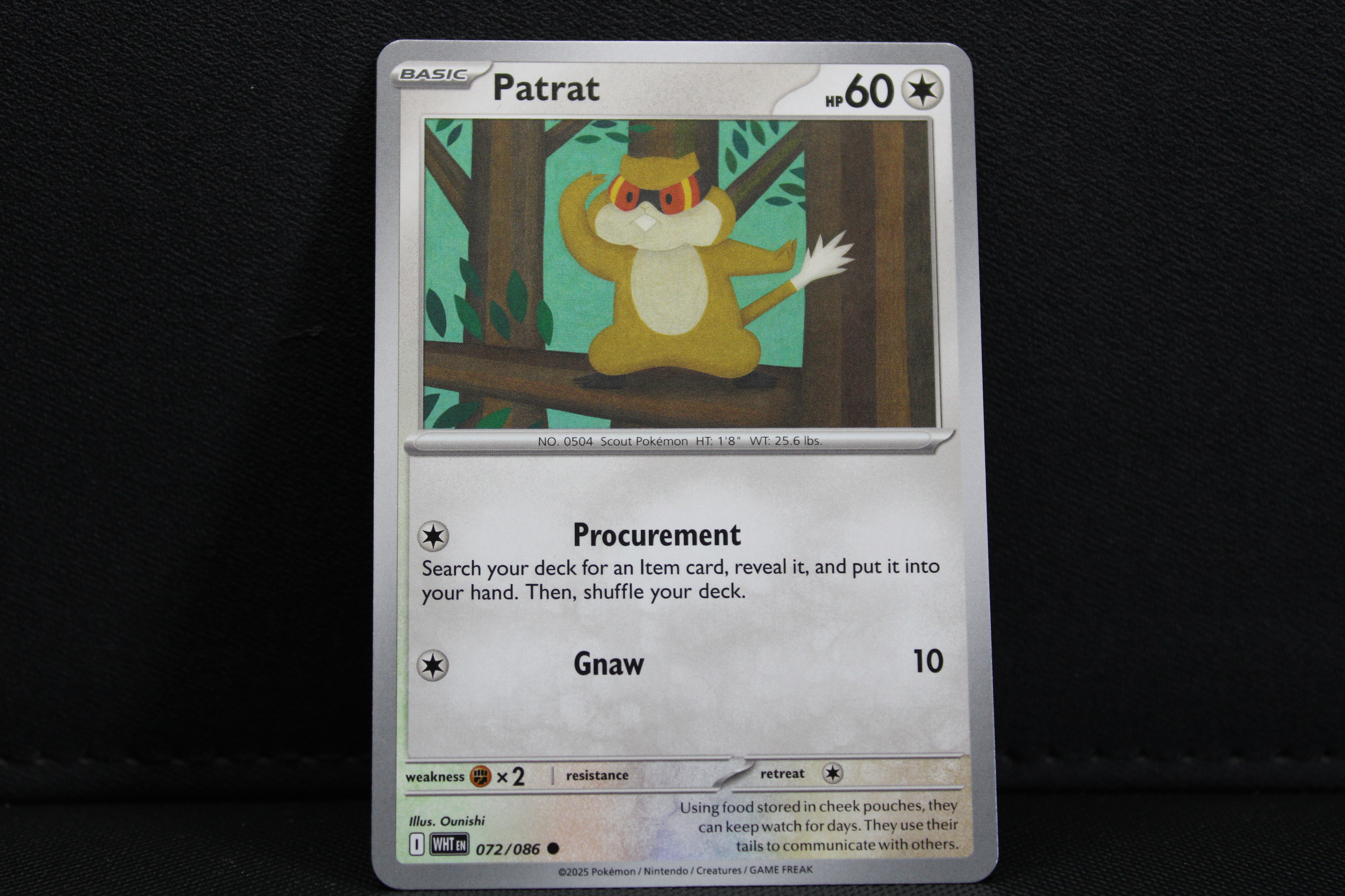 Patrat 072/086 - Non Holo, SV White Flare