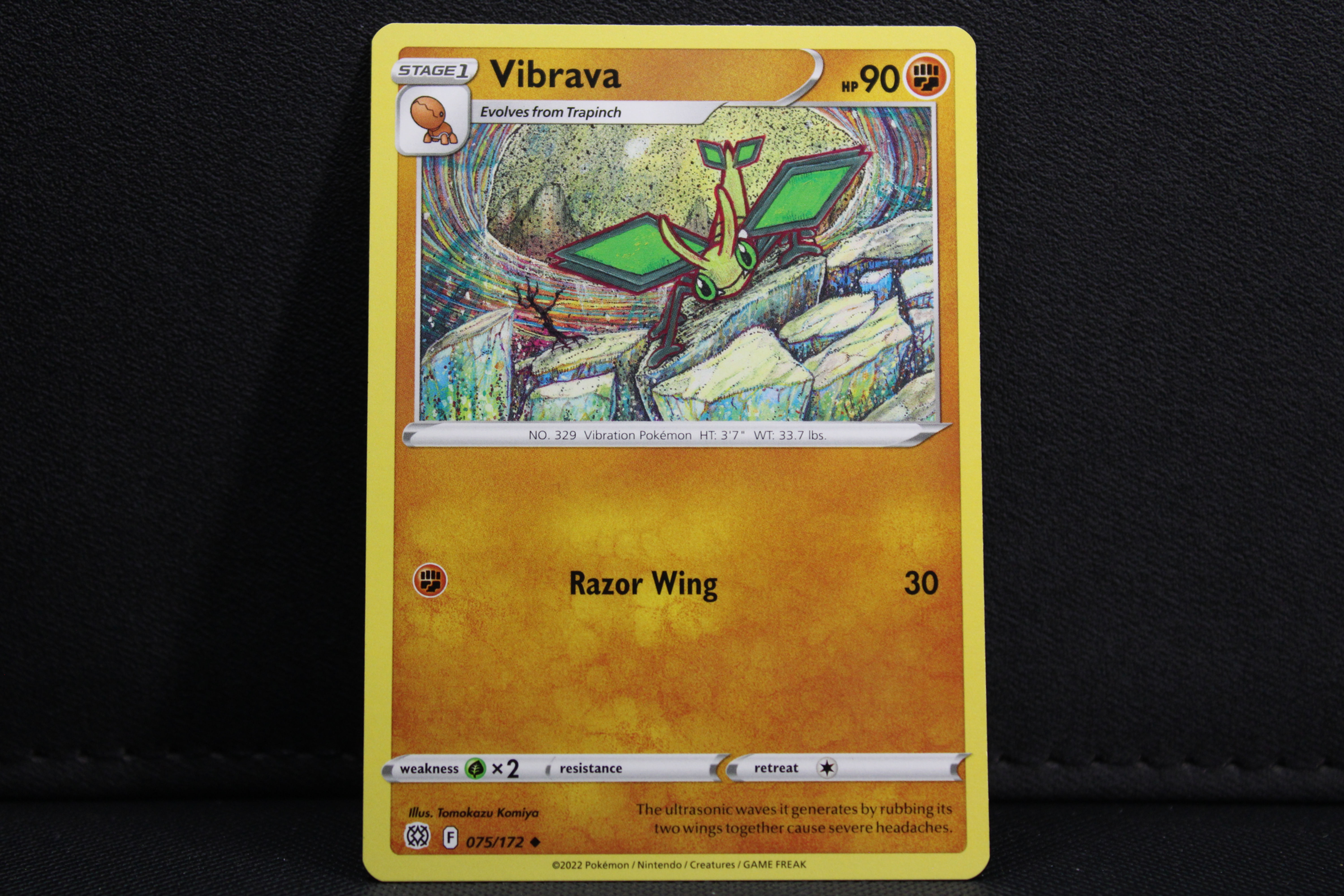 Vibrava 075/172 - Non Holo, SWSH Brilliant Stars