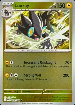Luxray 028/088 - Reverse Holo, ME Perfect Order