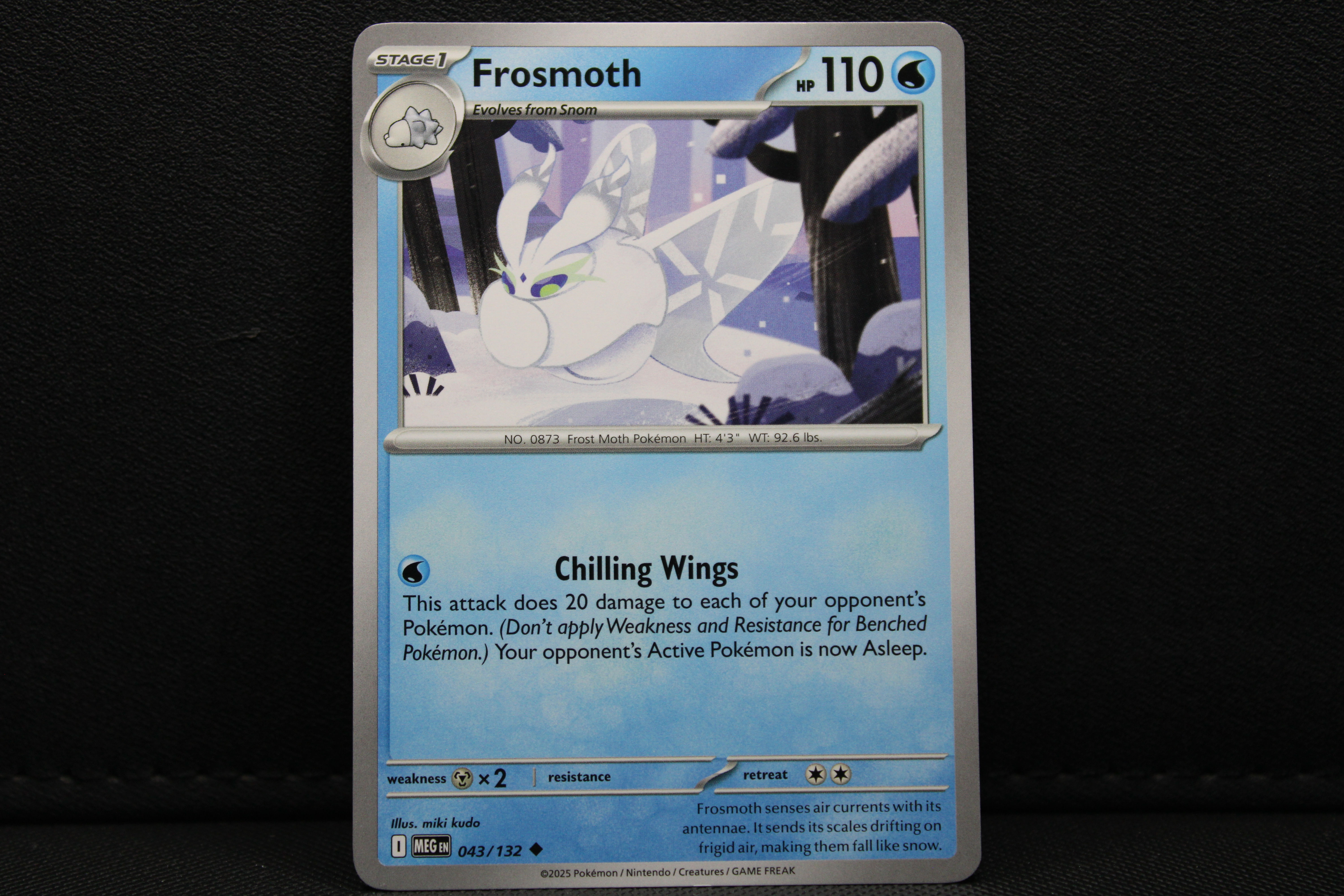Frosmoth 043/132 - Non Holo, ME Mega Evolution