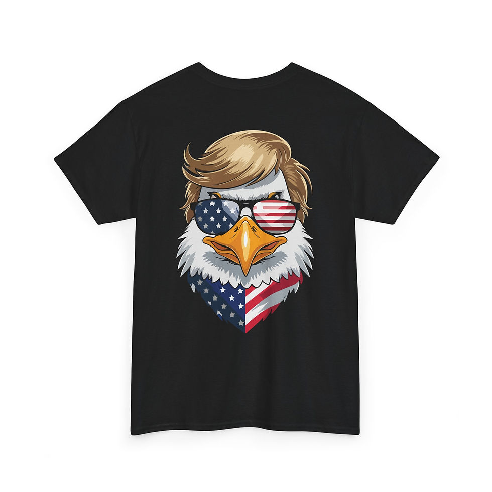 Thumbnail: 45/47 Eagle Tee - Unisex Heavy Cotton Tee