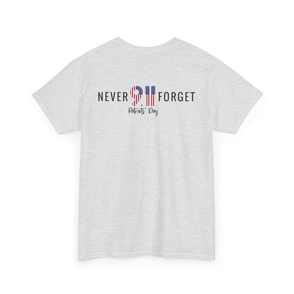 Thumbnail: Never Forget 9/11 Towers - Unisex Heavy Cotton Tee