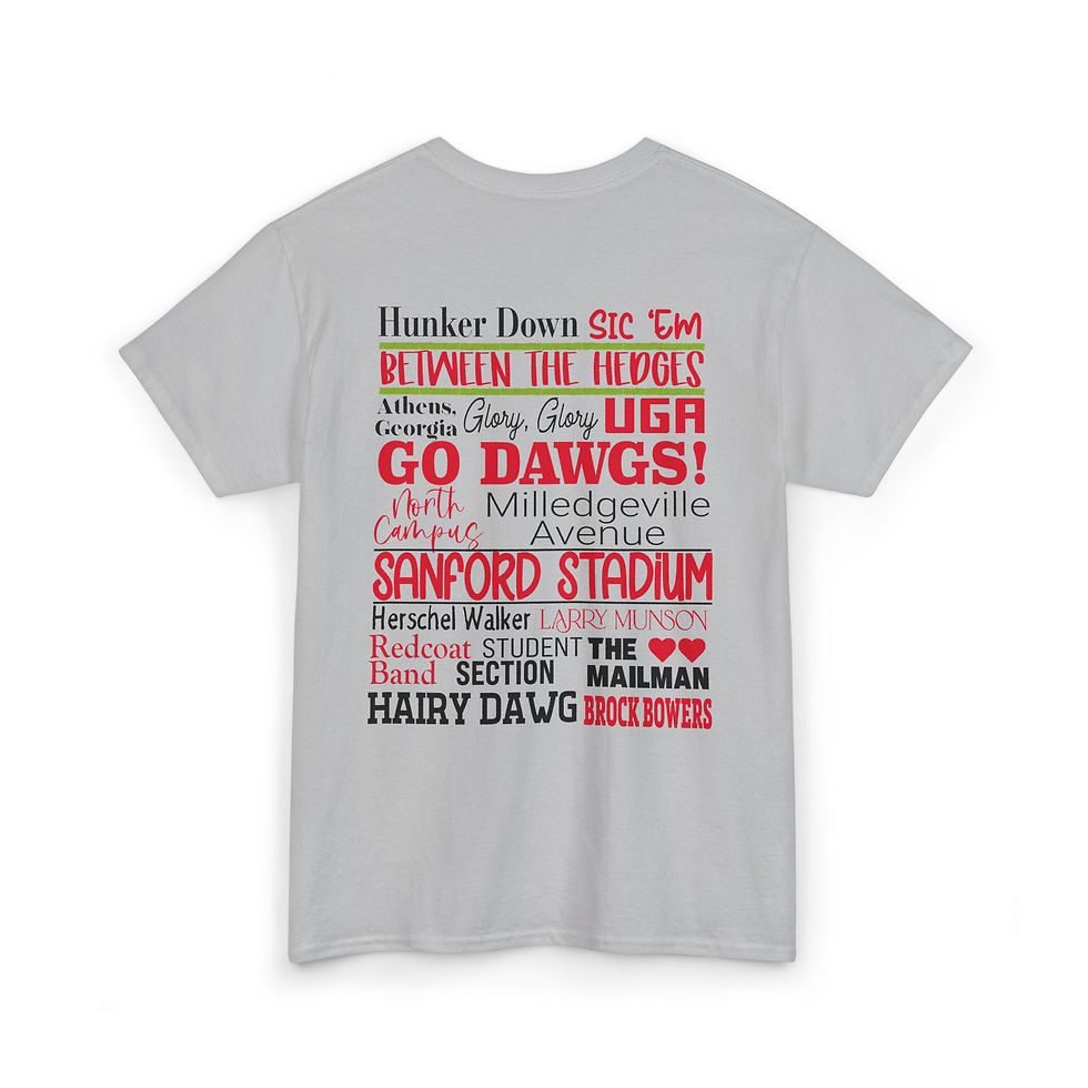 Thumbnail: UGA Sayings - Unisex Heavy Cotton Tee