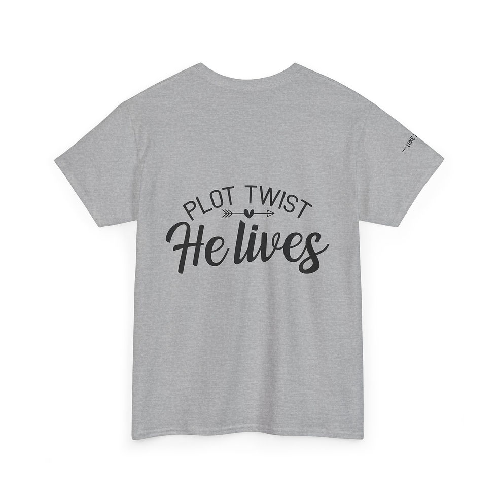 Thumbnail: He Lives - Unisex Heavy Cotton Tee