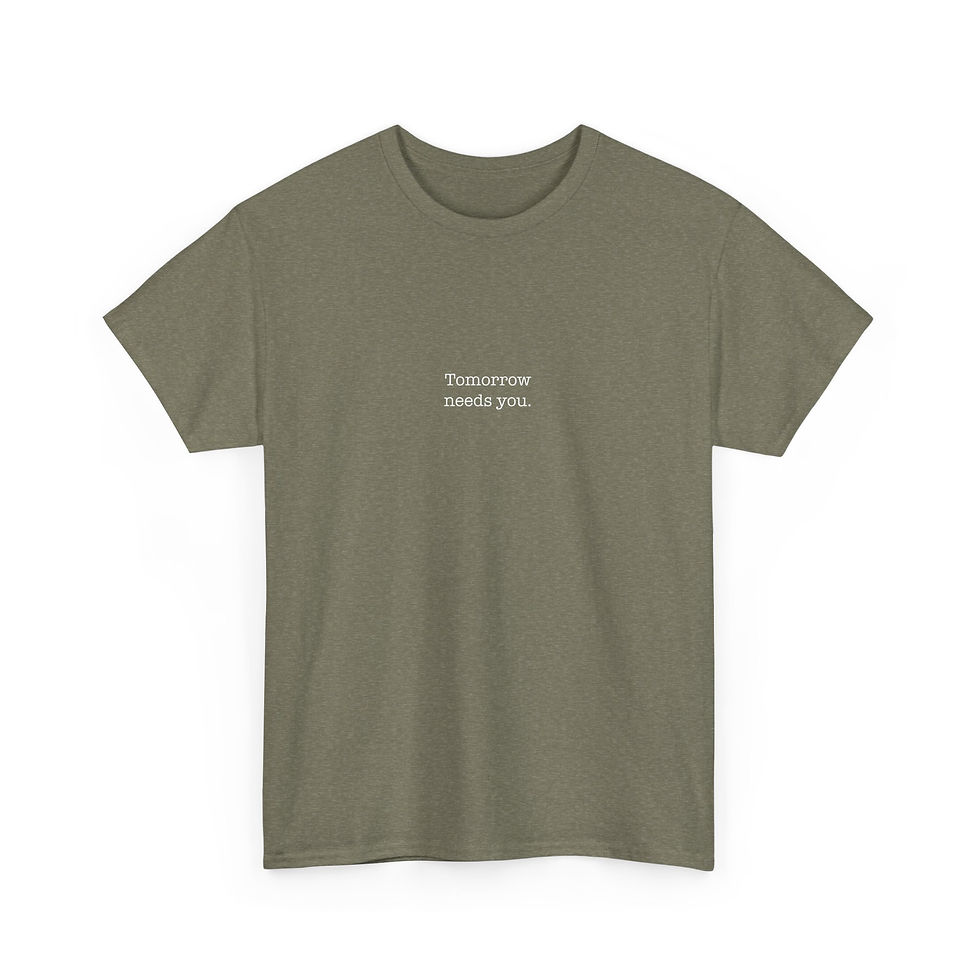 Thumbnail: Tomorrow Needs You - Unisex Heavy Cotton Tee
