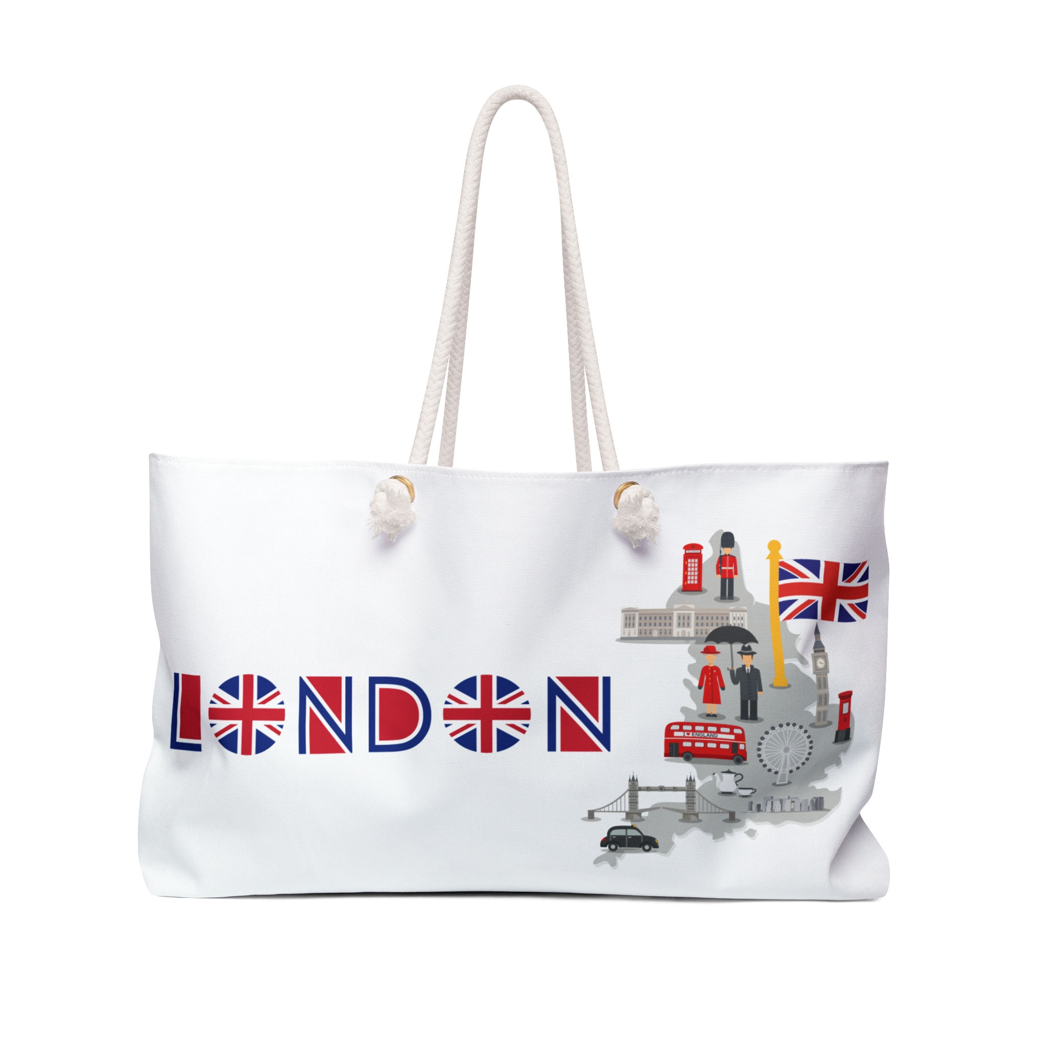 London Map Weekender Bag