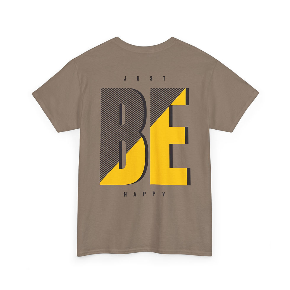 Thumbnail: Just BE Happy - Unisex Cotton T-Shirt