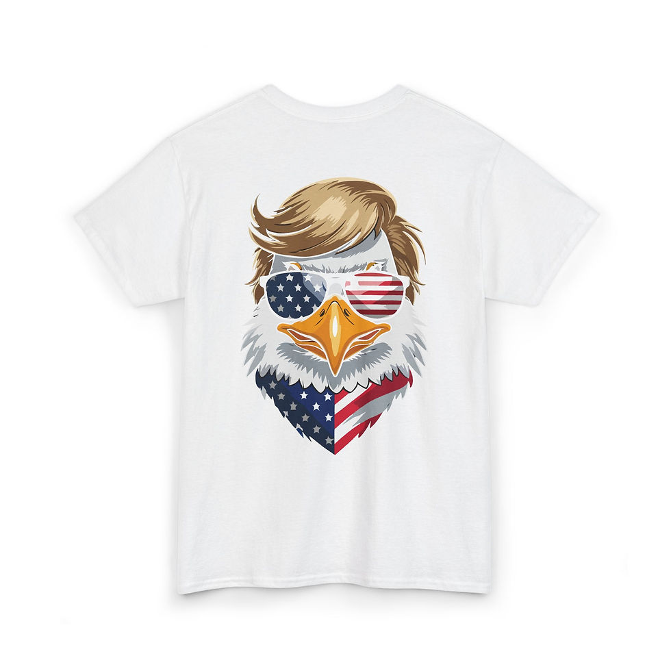 Thumbnail: 45/47 Eagle Tee - Unisex Heavy Cotton Tee
