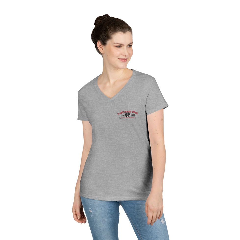 Thumbnail: FHS Class of 1981 Reunion - Ladies' Cotton V-NeckT-Shirt