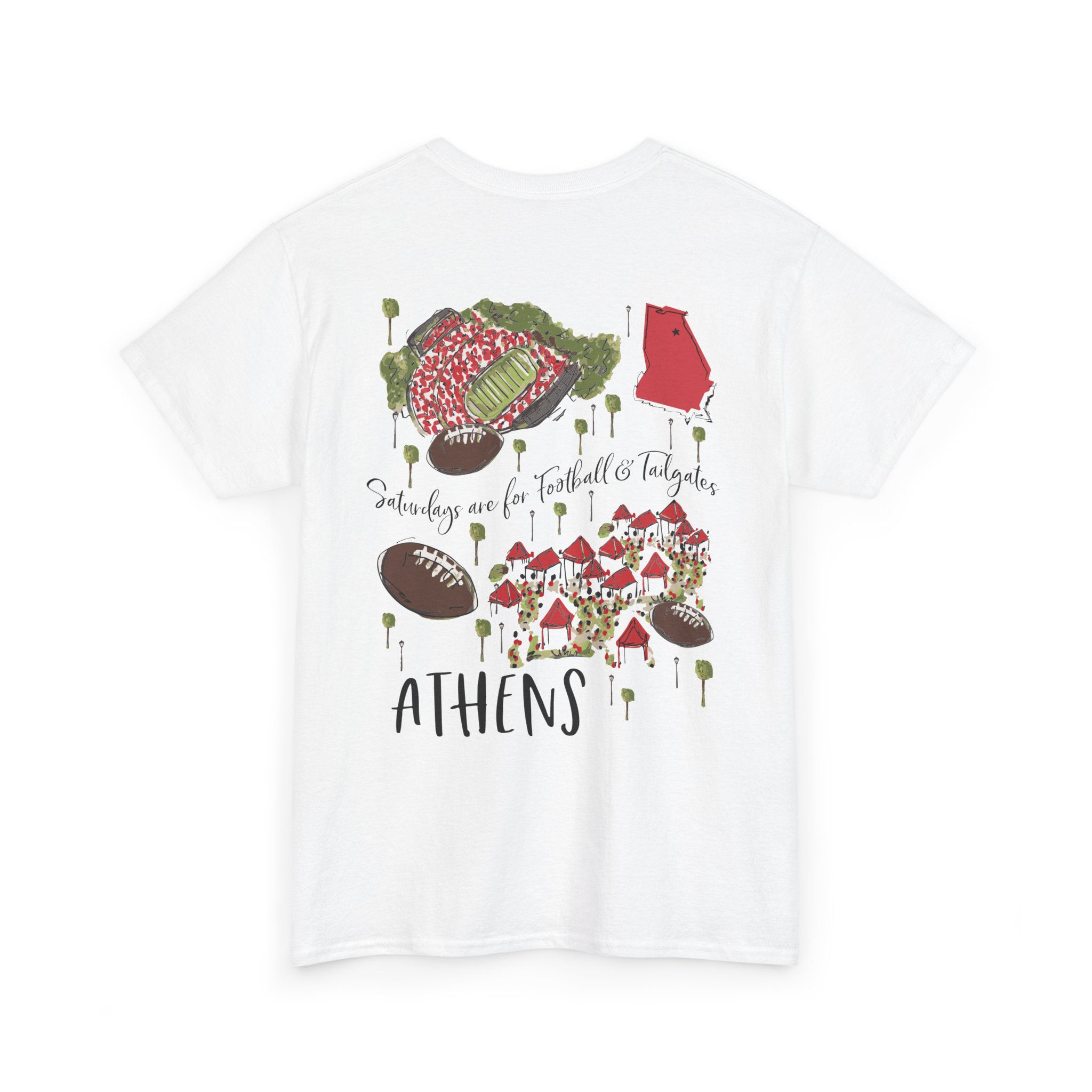 Georgia Game Day – Unisex Heavy Cotton Tee