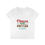Thumbnail: Chaos and Coffee - Ladies' V-Neck Cotton Tee