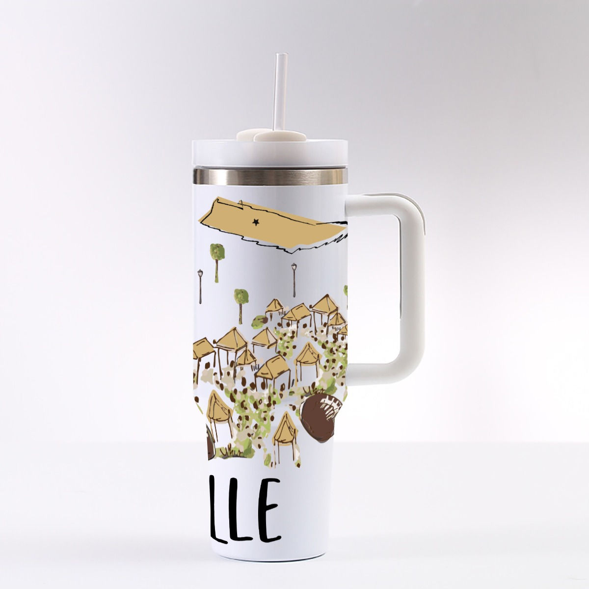 Vanderbilt Game Day - 40 oz Tumbler With Handle