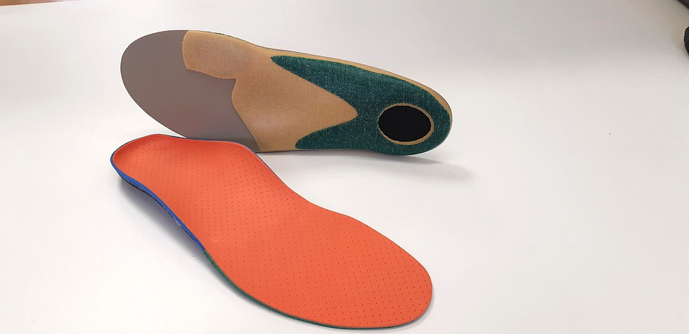 Semelles orthopédiques thermoformées