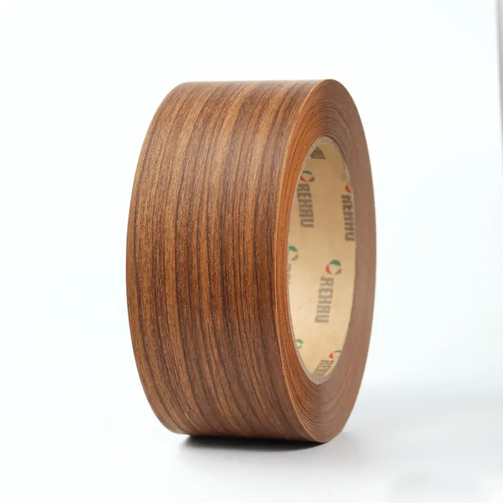 Fita de Borda Nogueira Caiena 64mm X 20m Rehau