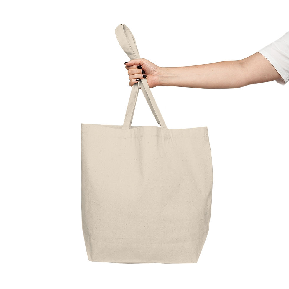 Thumbnail: Vintage bulldog print Canvas Shopping Tote
