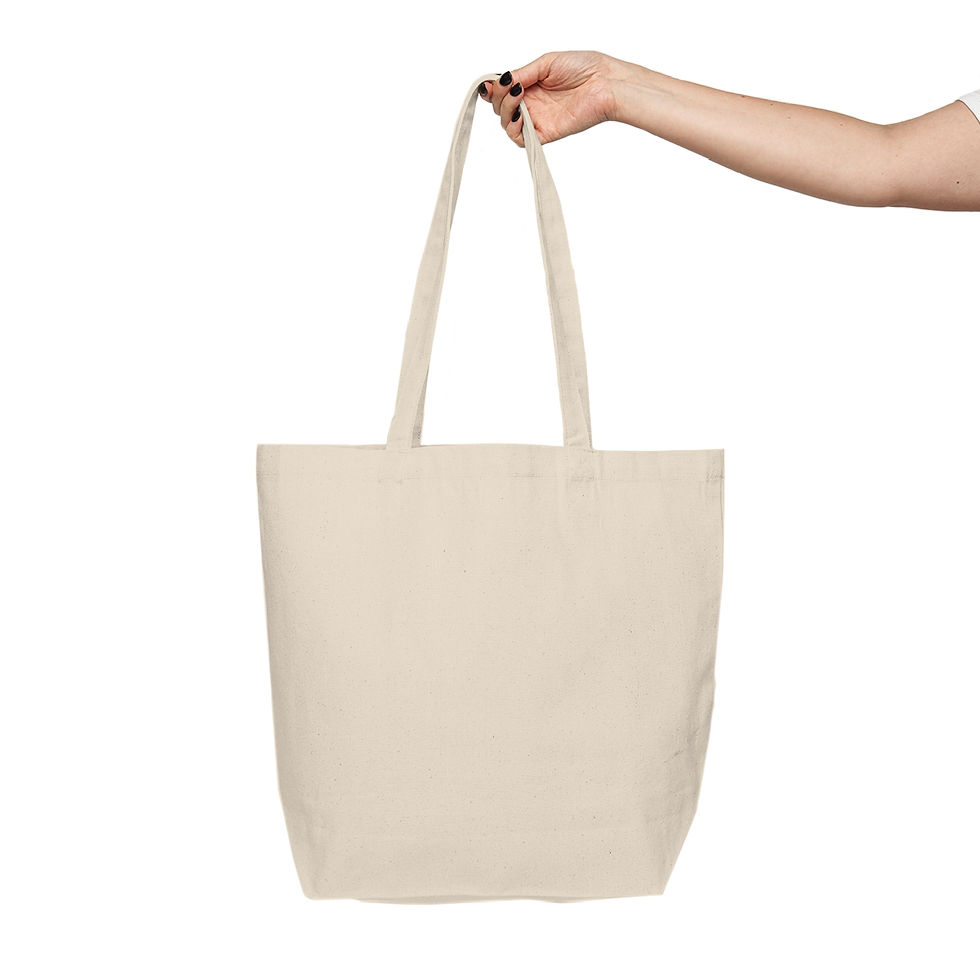 Thumbnail: Vintage bulldog print Canvas Shopping Tote