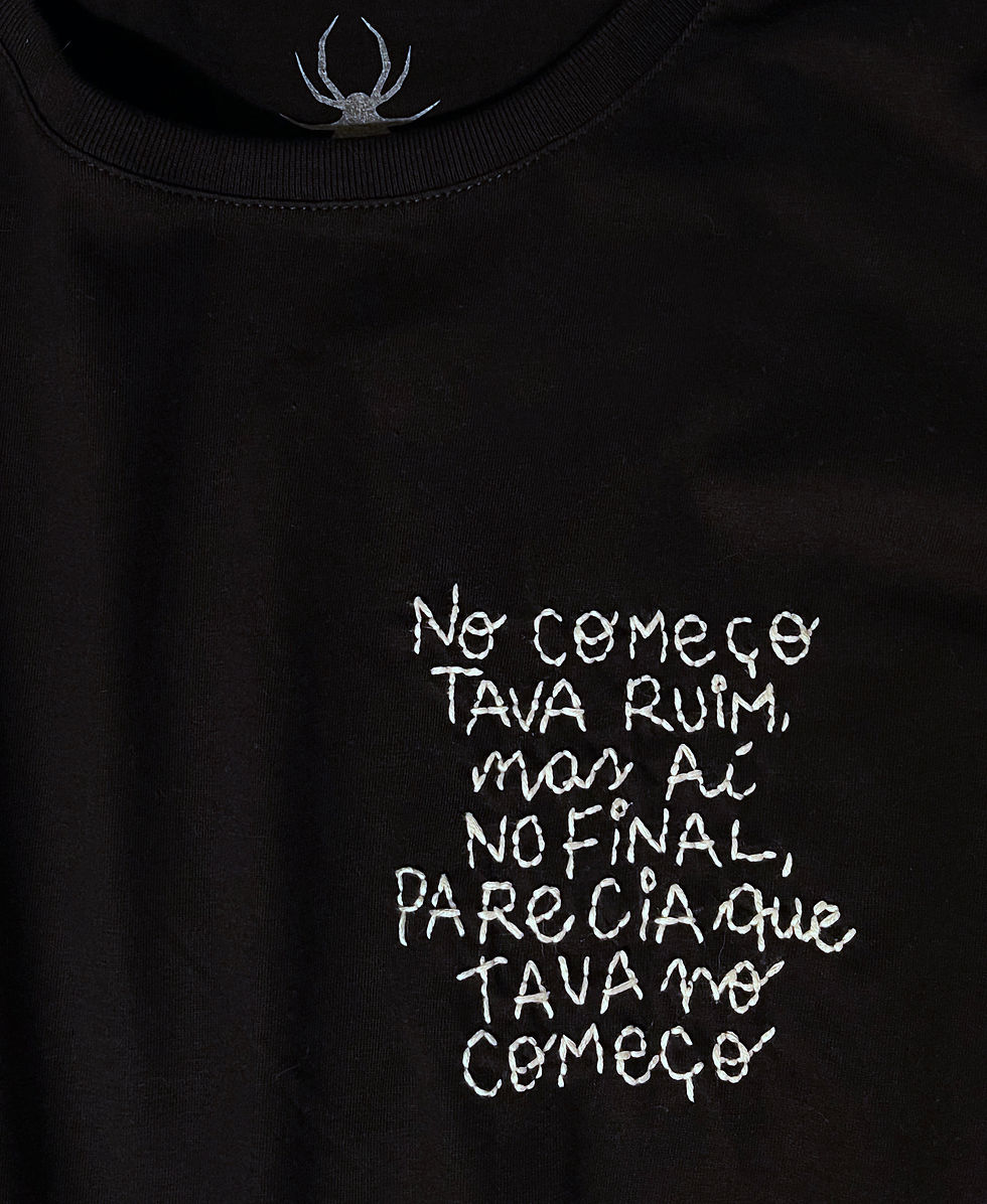 camisetas bordadas de araque