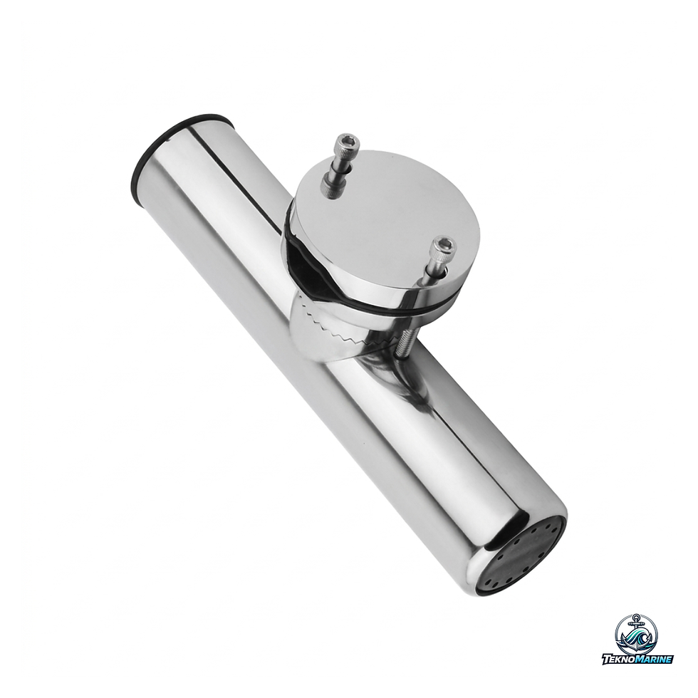 Miniatura: Immagine portaccanne inox interno gomma con fondo bucato
