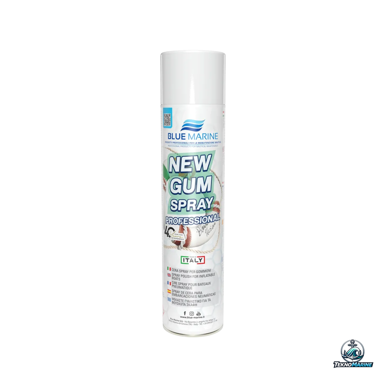 immagine New Gum Spray Blue Marine Cera spray per gommoni