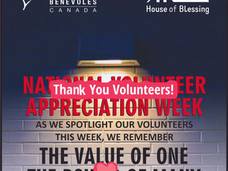 We Appreciate Our Volunteers!