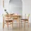Thumbnail: Light Oak Chair Set of 2