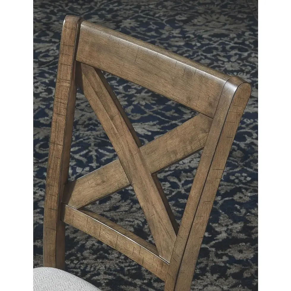 Thumbnail: X Back Farmhouse Chair
