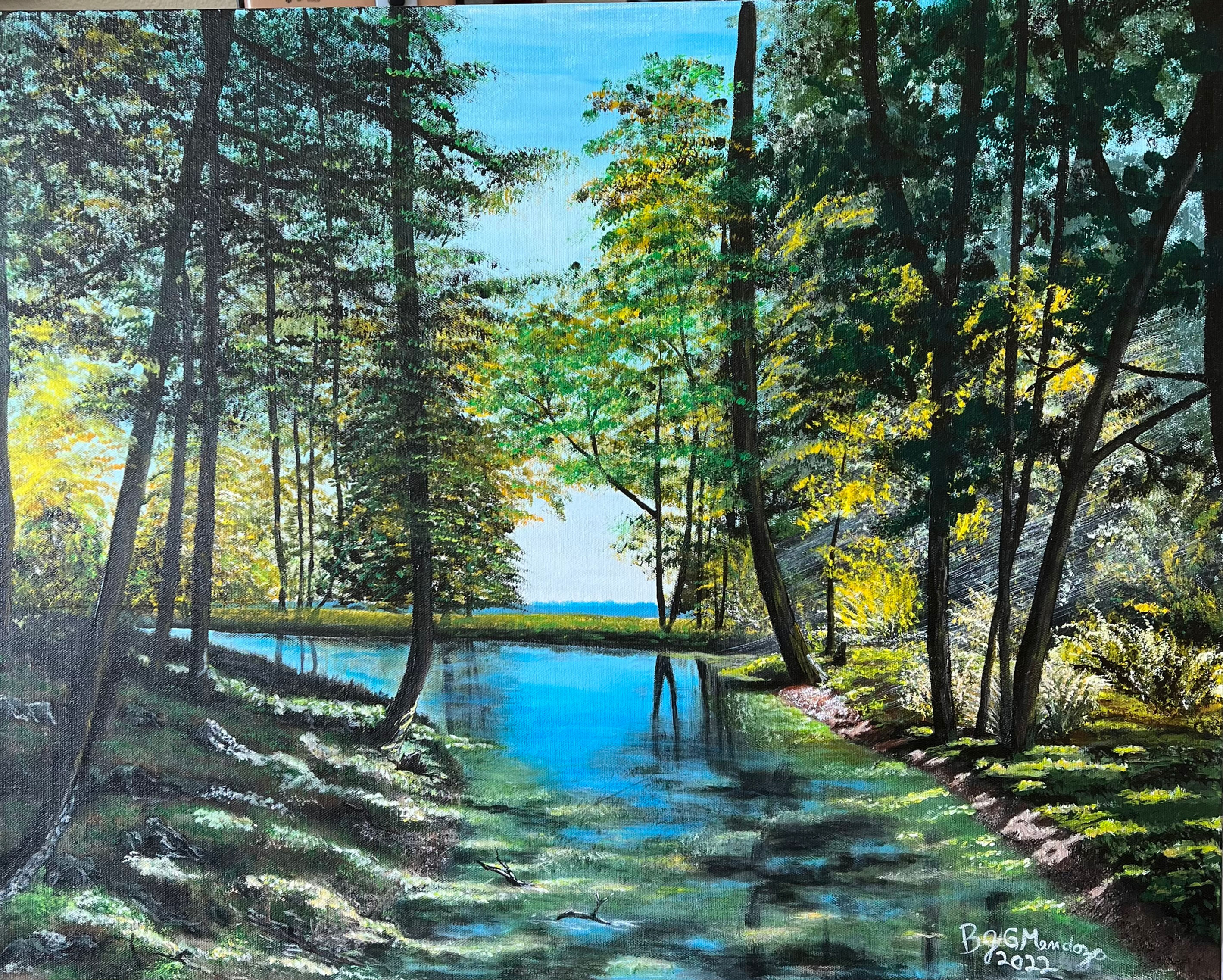 SOLD Tranquil Forest Waters