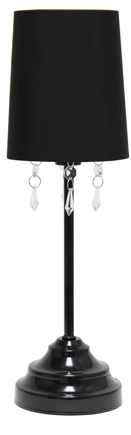 Simple Designs Table Lamp - Black