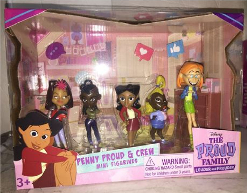 Disney Penny Proud & Crew Mini Figurines 5Pack
