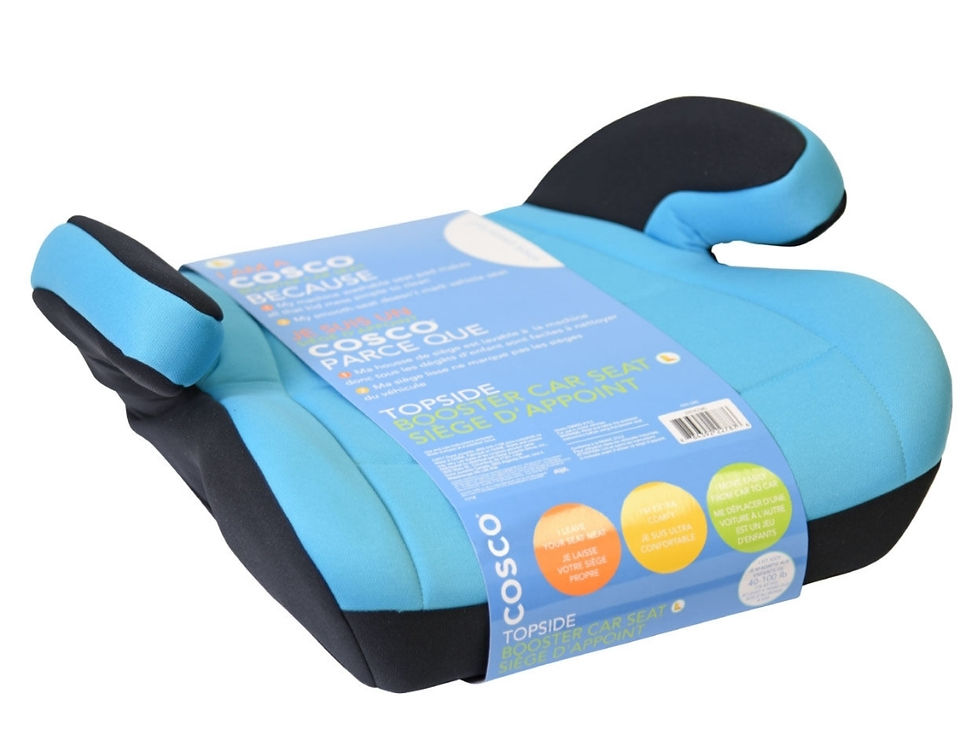 Cosco 15.75" Topside Booster Car Seat - Turquoise