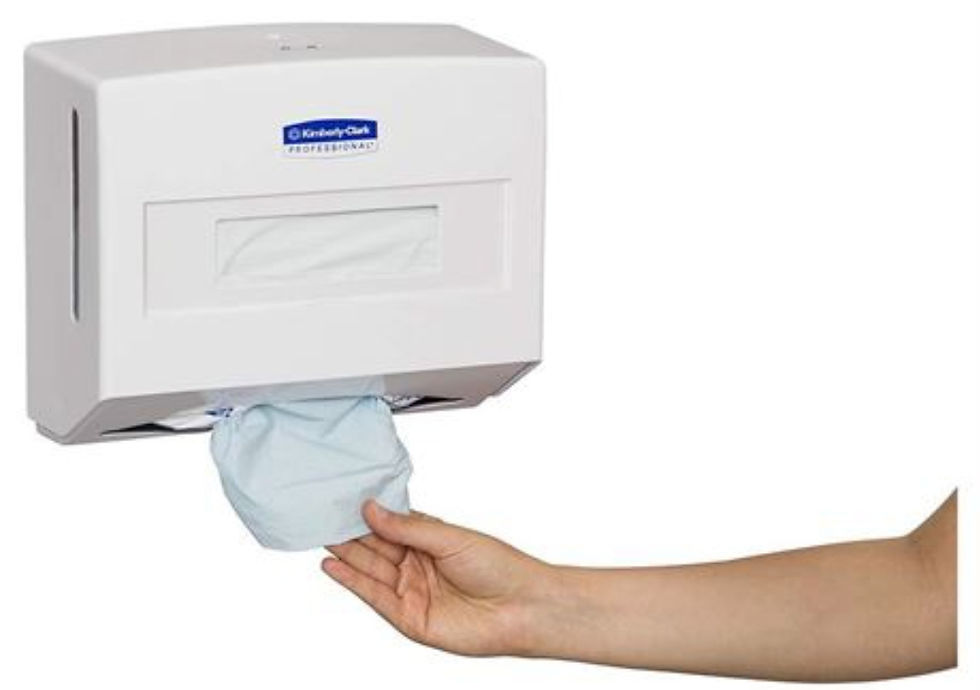 Scottfold Compact Paper Towel Dispenser - Small - White